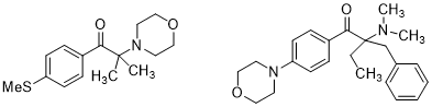 α-アミノアセトフェノンの構造式