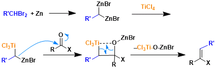 有機チタンを経由する高井・ロンバード反応の反応機構