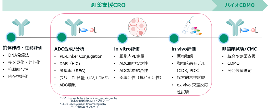 創薬支援CRO>バイオCDMO