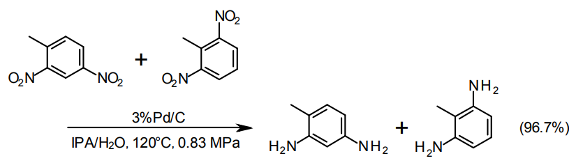 ニトロ基の水素化