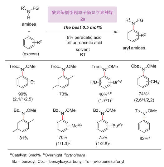 図3-3. 酸化的芳香環アミノ化