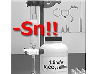 スズ化合物除去のニュースタンダード:炭酸カリウム/シリカゲル