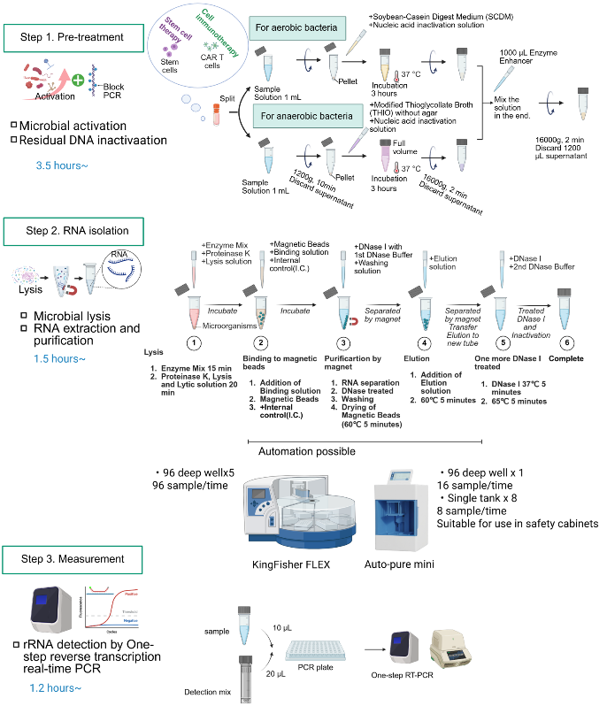 図１． RiboNAT™ Assay Flow