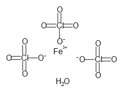 過塩素酸鉄(III)水和物
									
									
										Iron (III) perchlorate hydrate (purple)