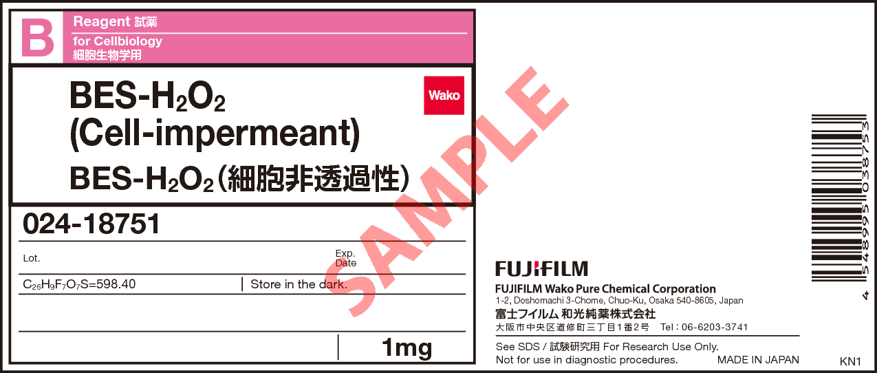 728912-49-0・BES-H2O2(細胞非透過性) ・BES-H2O2 (Cell-impermeant 