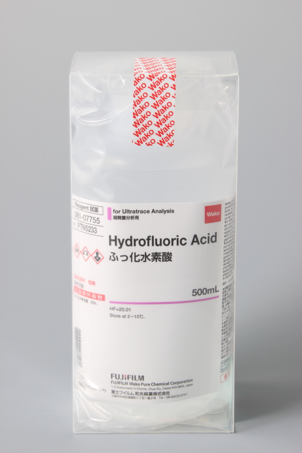 7664 39 3 ふっ化水素酸 Hydrofluoric Acid 0 081 詳細情報 試薬 富士フイルム和光純薬