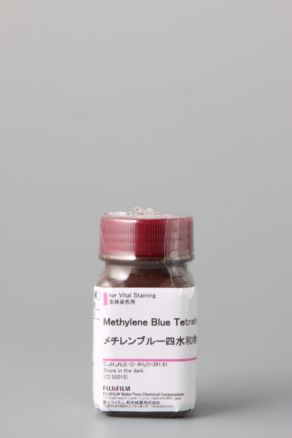 メチレンブルー四水和物 Methylene Blue Tetrahydrate 137 069 131 詳細情報 試薬 富士フイルム和光純薬