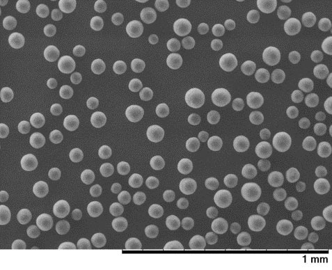 SEM image of PS resin