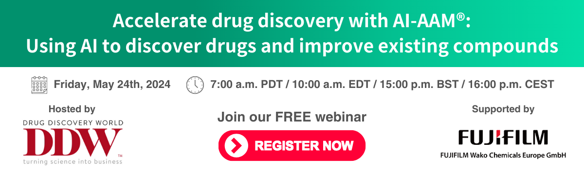 [Free Webinar] drug2drugs AI-AAM - our new AI and chemical-simulation based drug discovery service (May 24, 2024)